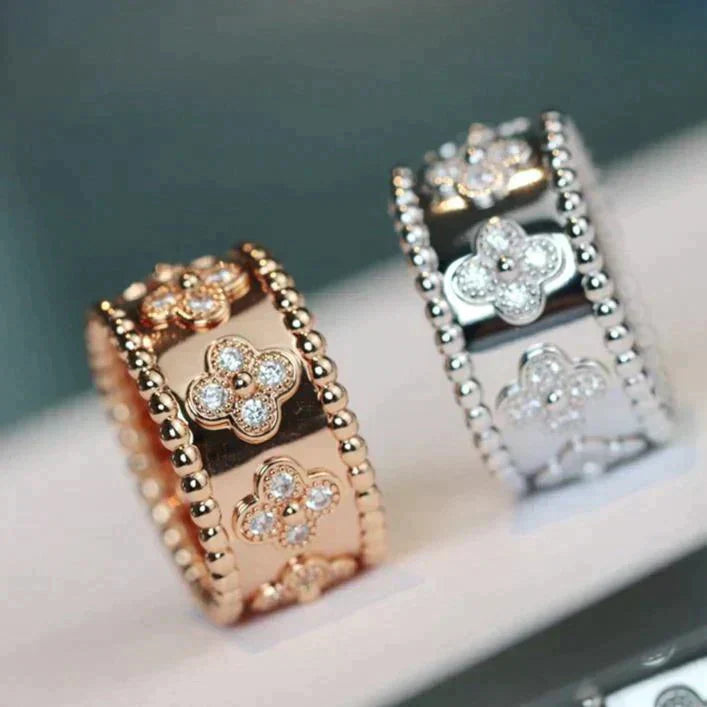 [Elowen Jewels]CLOVER KALEIDOSCOPE RING 10MM