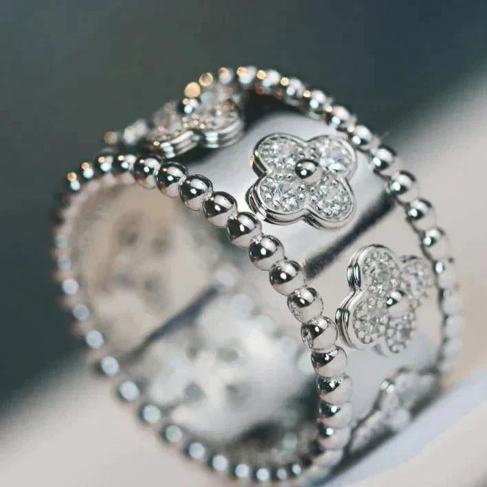 [Elowen Jewels]CLOVER KALEIDOSCOPE RING 10MM