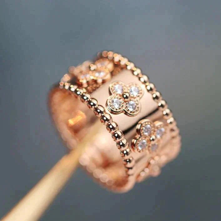 [Elowen Jewels]CLOVER KALEIDOSCOPE RING 10MM
