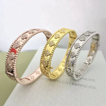 [Elowen Jewels]CLOVER BRACELET 8MM DIAMONDS