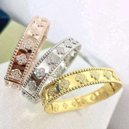 [Elowen Jewels]CLOVER BRACELET 8MM DIAMONDS