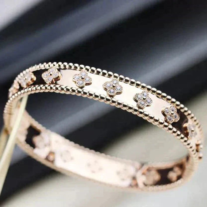 [Elowen Jewels]CLOVER BRACELET 8MM DIAMONDS