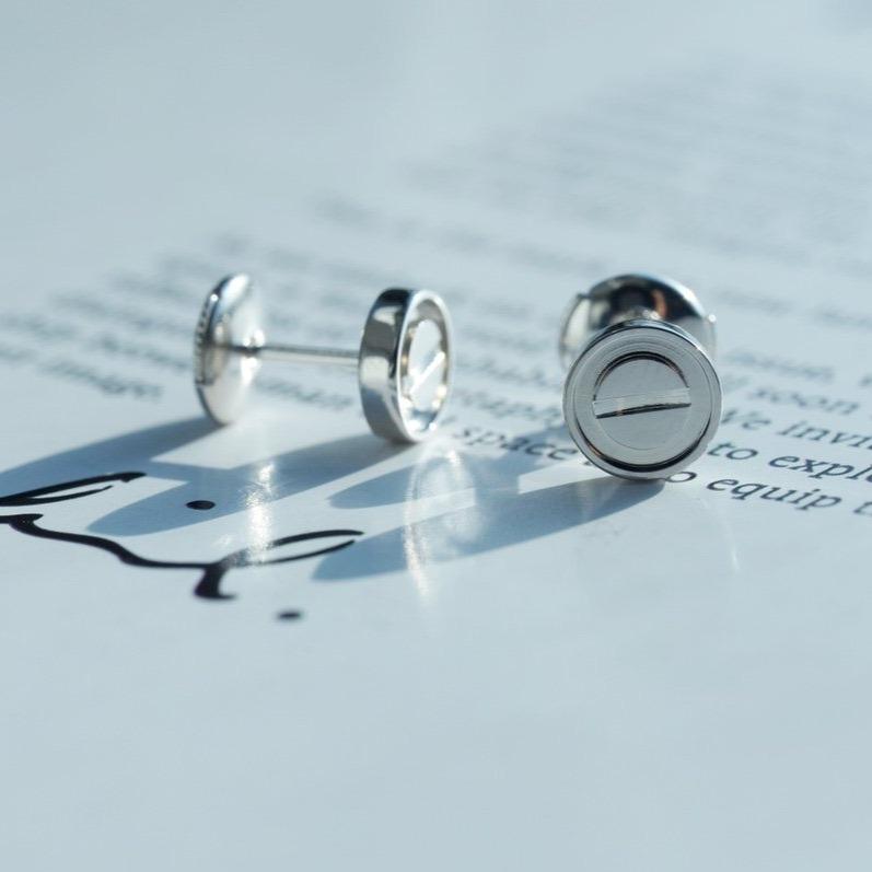 [Elowen Jewels]LOVE EARRINGS SILVER 10MM