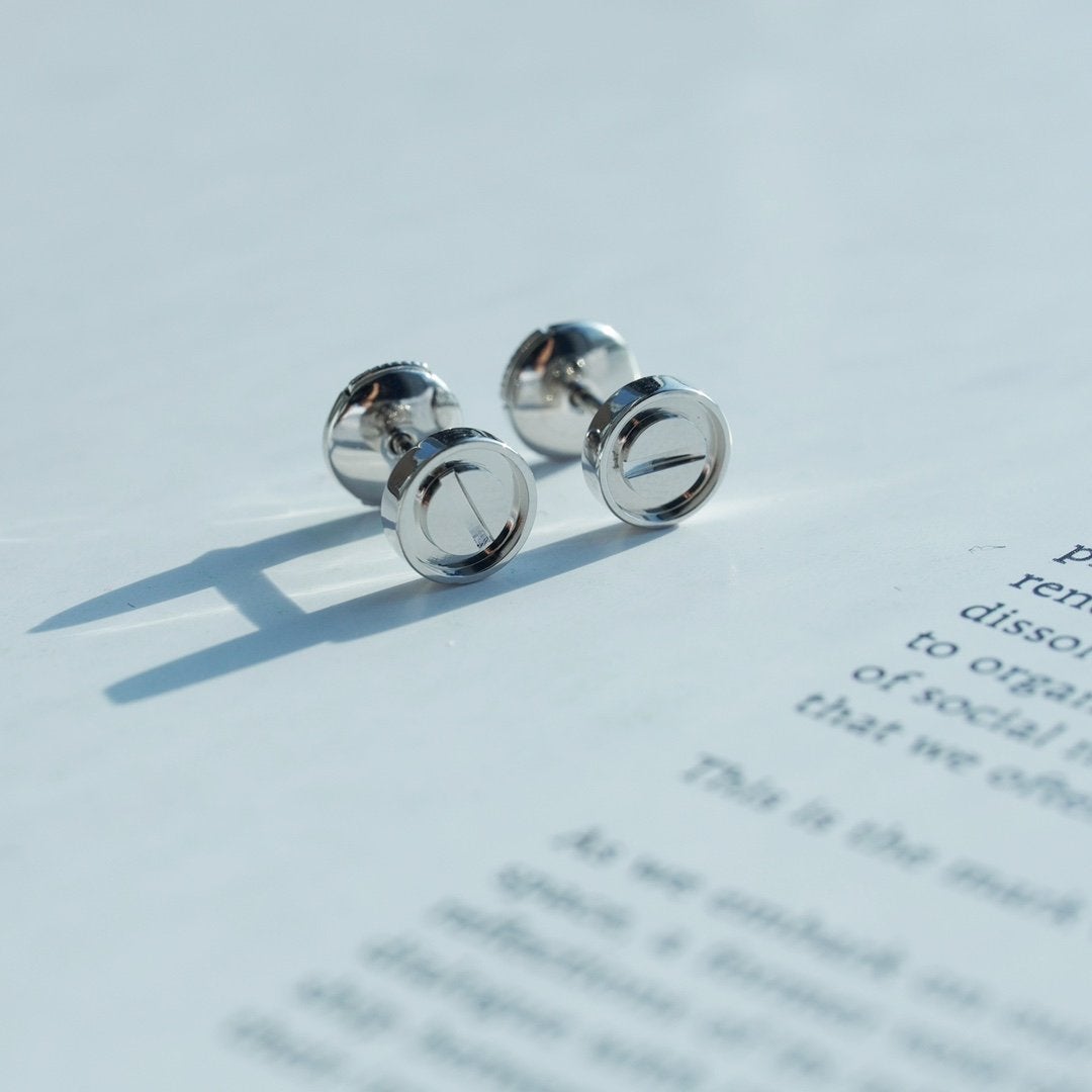 [Elowen Jewels]LOVE EARRINGS SILVER 10MM