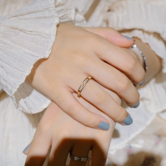 [Elowen Jewels]LOVE RING 2.65MM DIAMOND