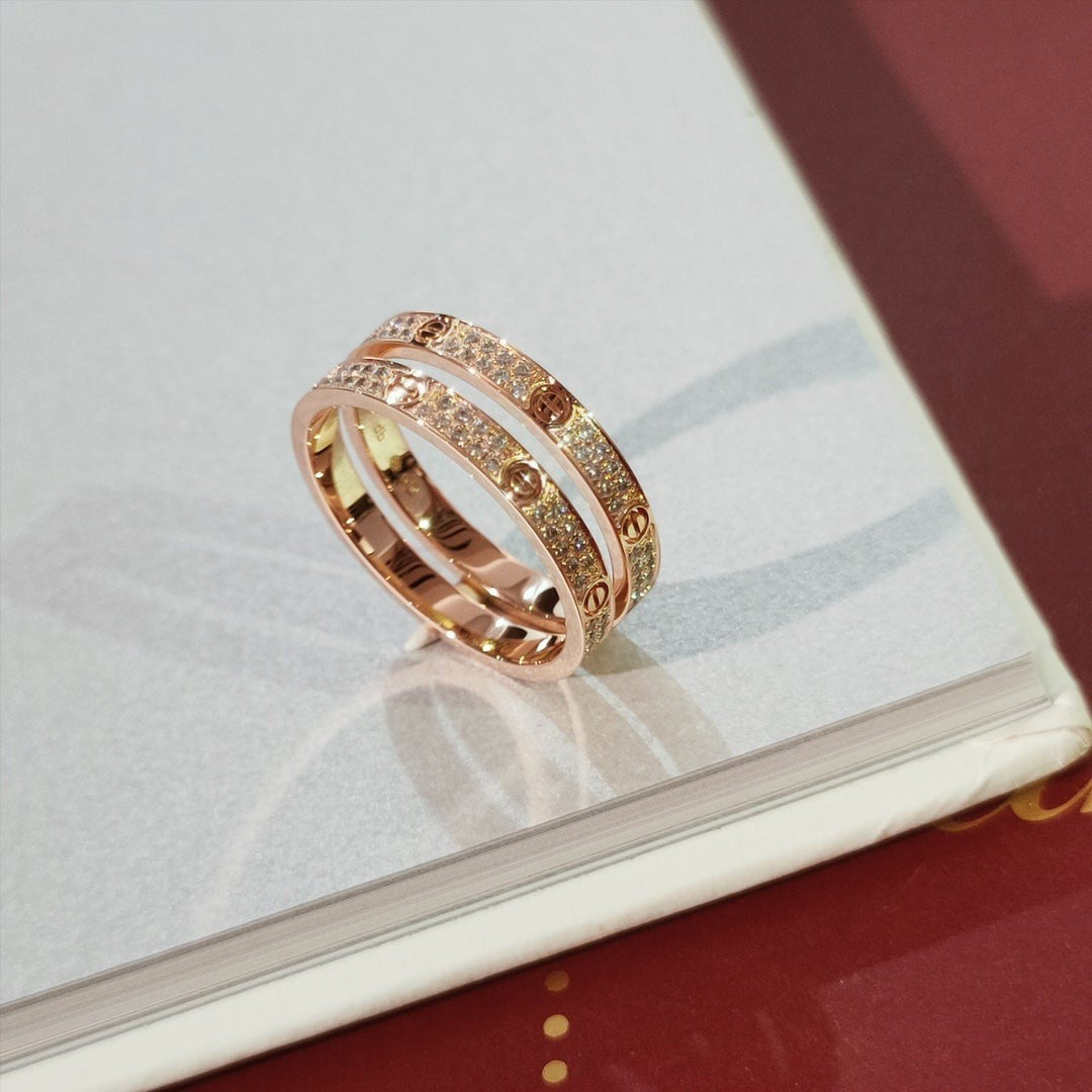 [Elowen Jewels]LOVE RING 2.65MM DIAMOND