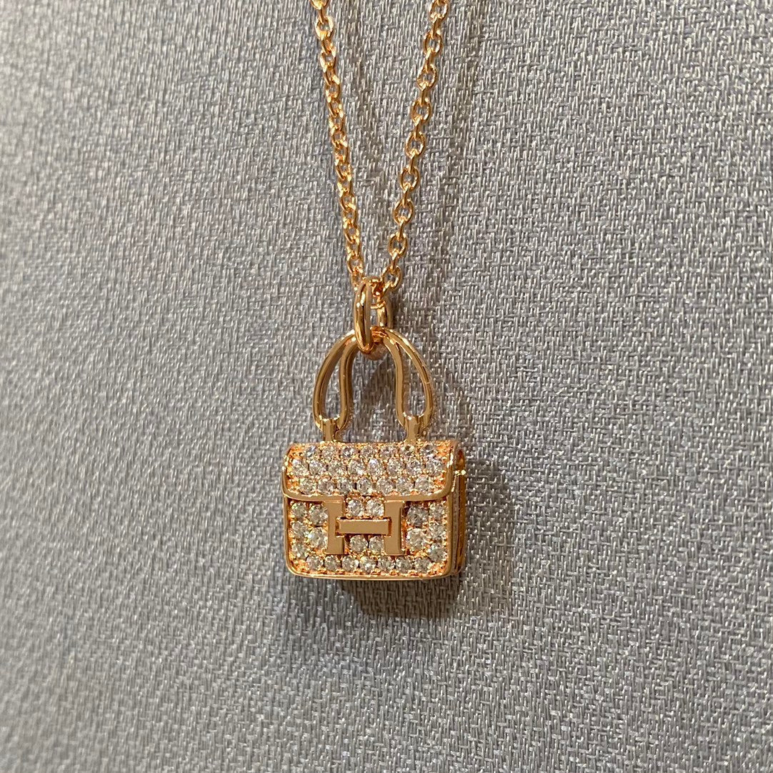 [Elowen Jewels]CONSTANCE PEDANT DIAMOND NECKLACE