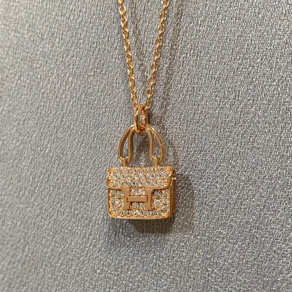 [Elowen Jewels]CONSTANCE PEDANT DIAMOND NECKLACE