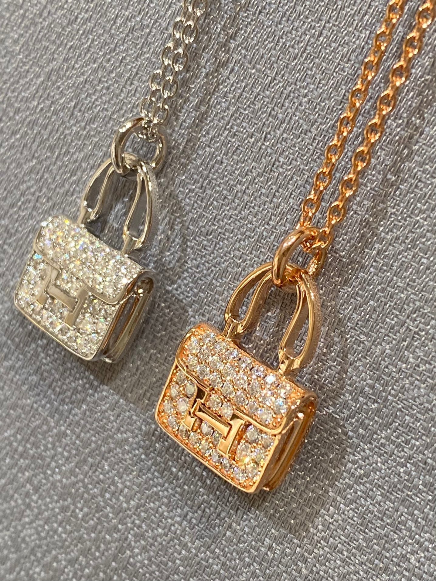 [Elowen Jewels]CONSTANCE PEDANT DIAMOND NECKLACE