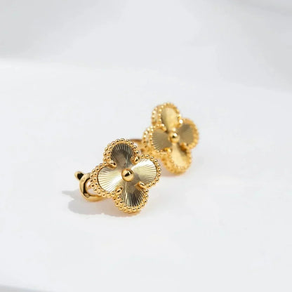 [Elowen Jewels]CLOVER MEDIUM 1 MOTIFS LASER EARRINGS
