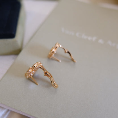[Elowen Jewels]LUCKY PINK GOLD WHITE MOP EARRINGS
