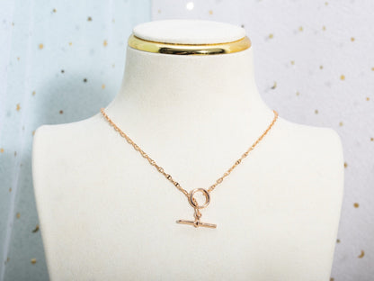 [Elowen Jewels]ECHAPPEE NECKLACE PINK GOLD