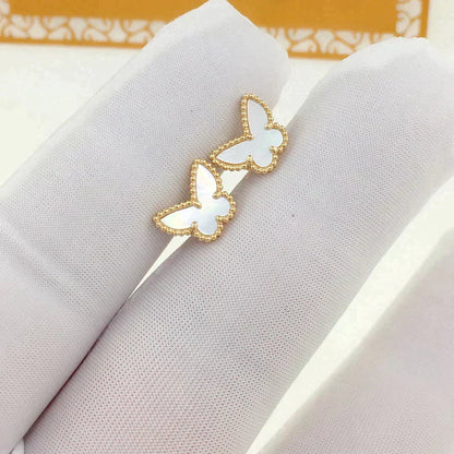 [Elowen Jewels]SWEET BUTTERFLY MOP EARSTUDS