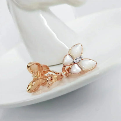 [Elowen Jewels]BUTTERFLY MOP DIAMOND EARRINGS