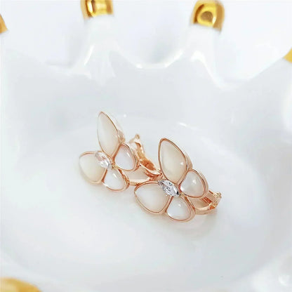 [Elowen Jewels]BUTTERFLY MOP DIAMOND EARRINGS
