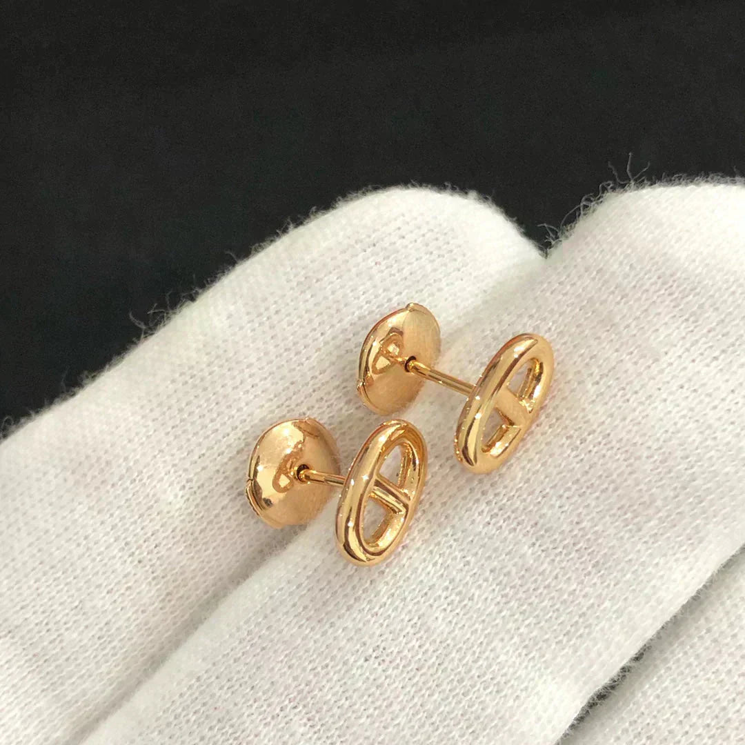 [Elowen Jewels]CHAINE SMALL EARRINGS GOLD AND SILVER