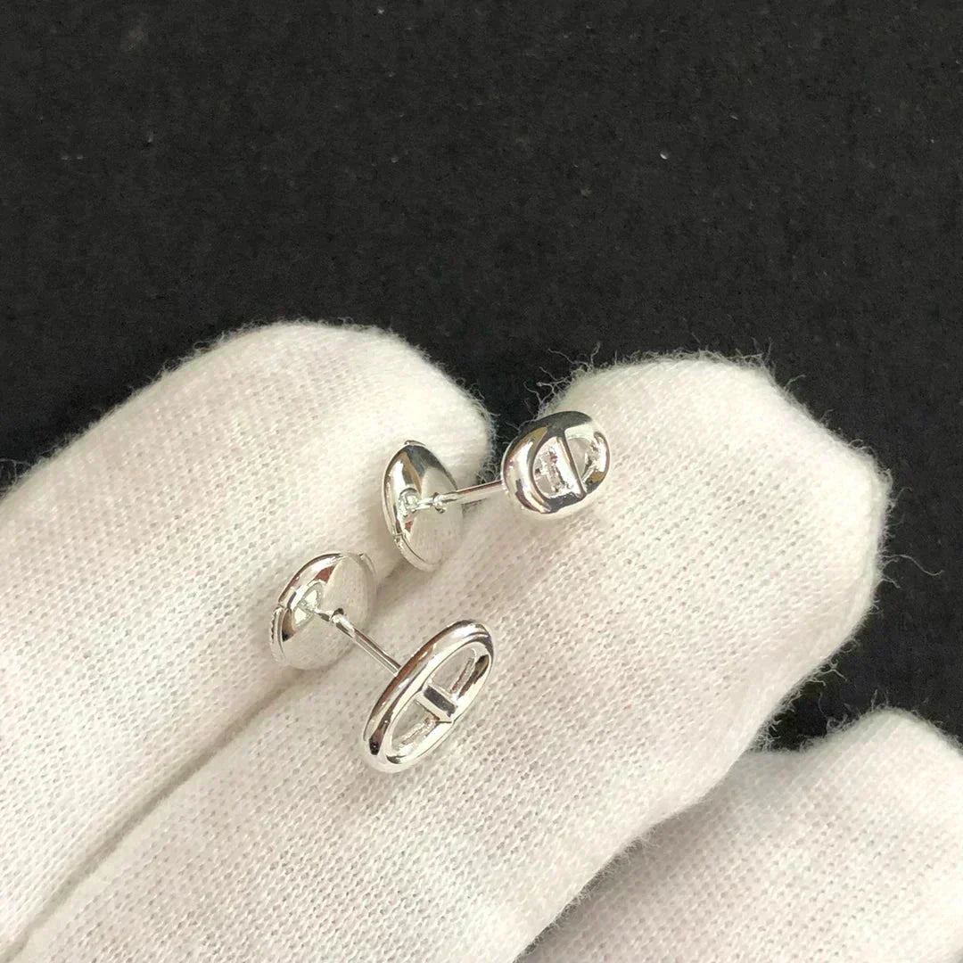 [Elowen Jewels]CHAINE SMALL EARRINGS GOLD AND SILVER