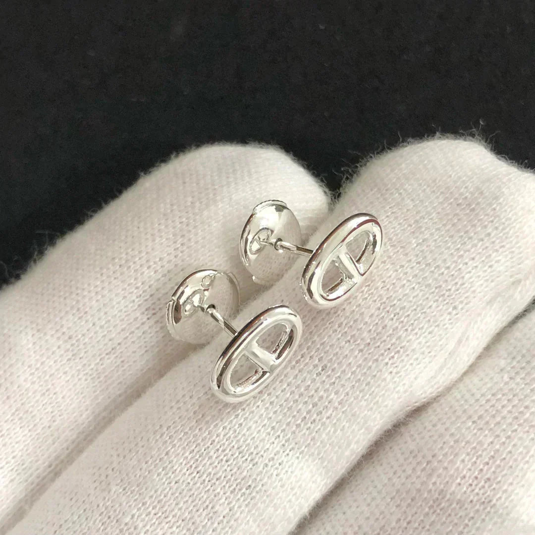[Elowen Jewels]CHAINE SMALL EARRINGS GOLD AND SILVER