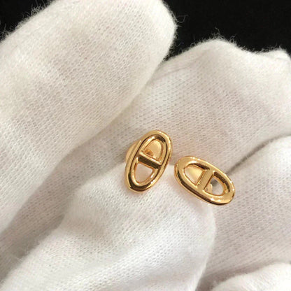 [Elowen Jewels]CHAINE SMALL EARRINGS GOLD AND SILVER