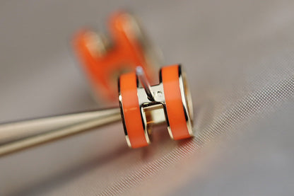 [Elowen Jewels]MINI POP H EARRINGS ORANGE