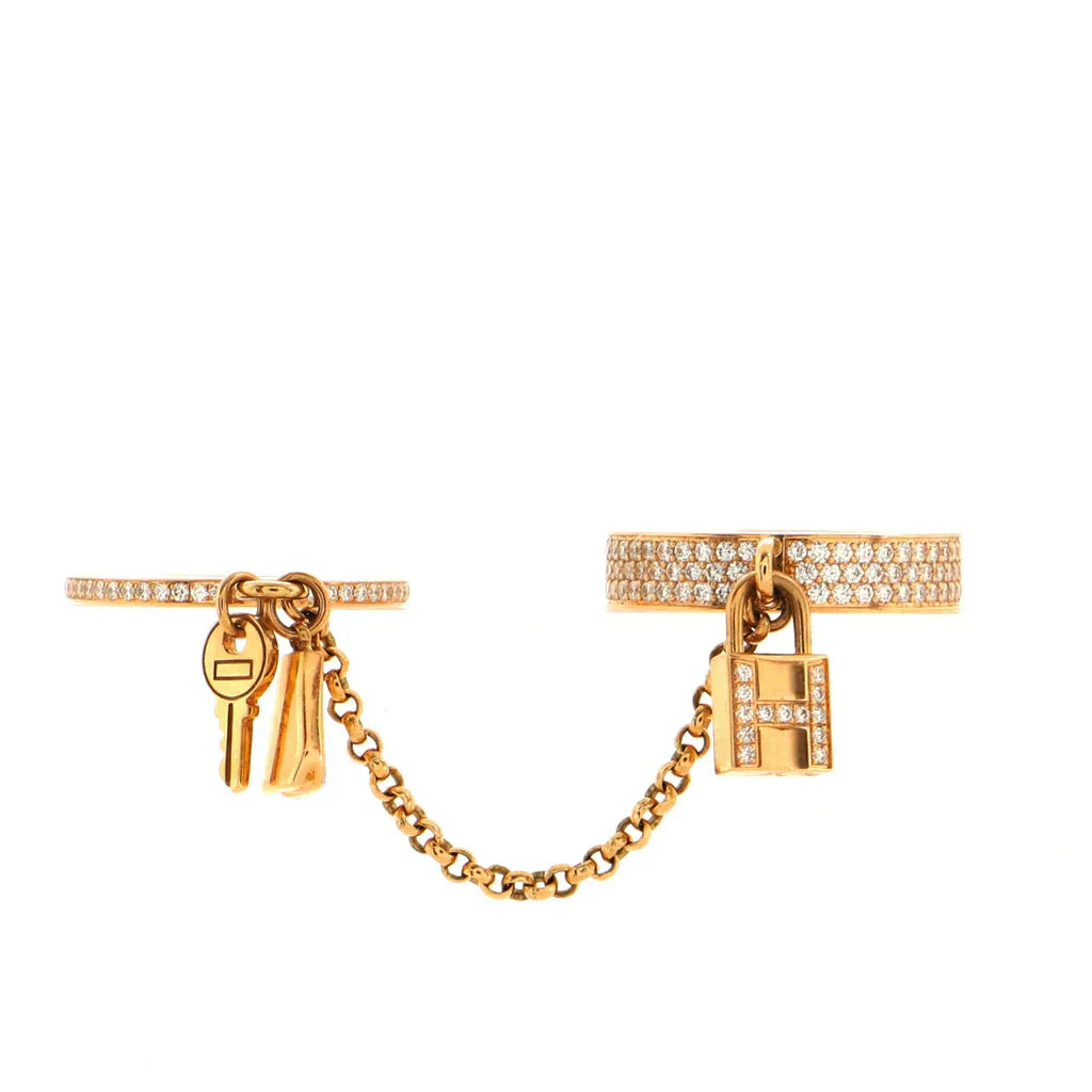 [Elowen Jewels]HM KELLY CLOCHETTE DOUBLE RING IN  WITH DIAMONDS