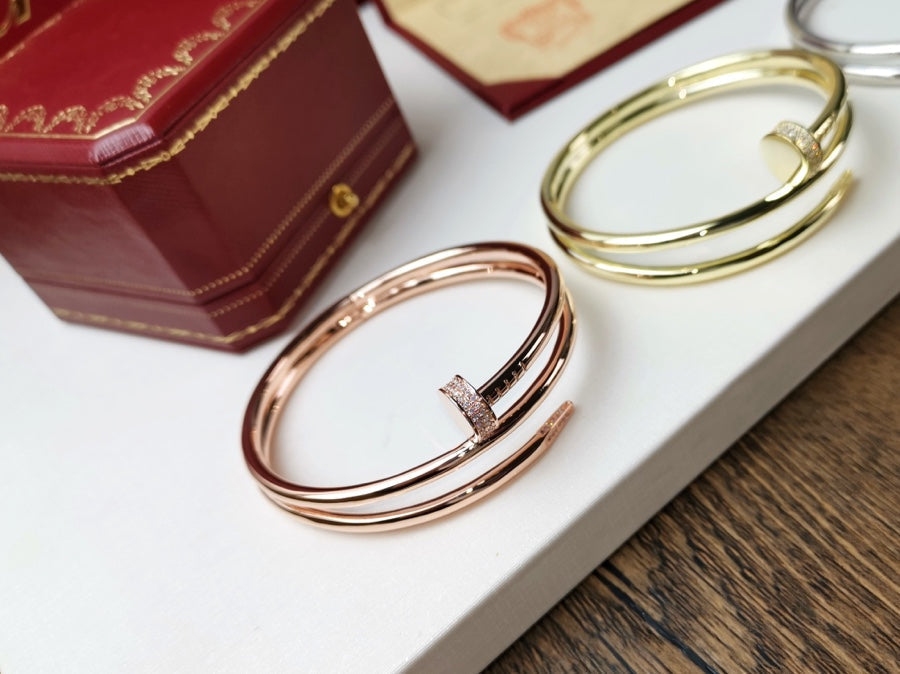 [Elowen Jewels]JUSTE BRACELET 3.5MM DOUBLE ROW DIAMOND