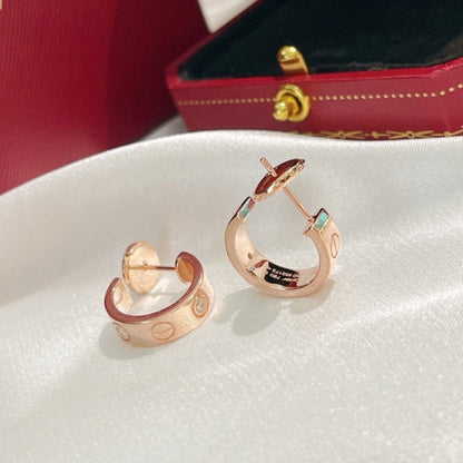 [Elowen Jewels]LOVE EARRINGS 5.7MM 2 DIAMONDS