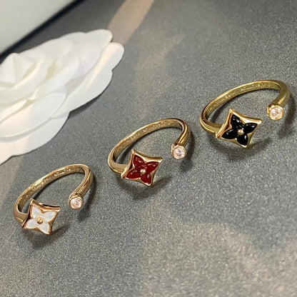 [Elowen Jewels]STAR 1 DIAMOND OPEN RING