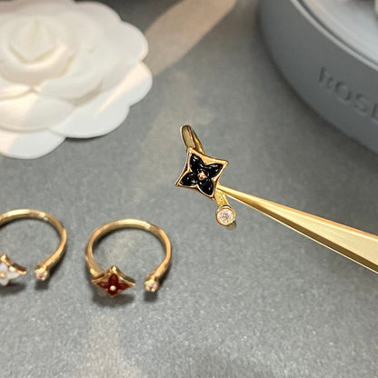 [Elowen Jewels]STAR 1 DIAMOND OPEN RING