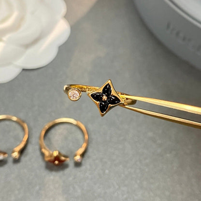 [Elowen Jewels]STAR 1 DIAMOND OPEN RING