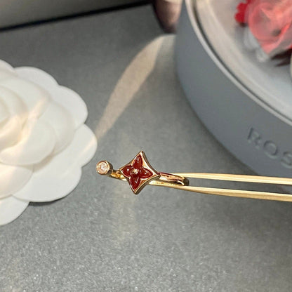 [Elowen Jewels]STAR 1 DIAMOND OPEN RING