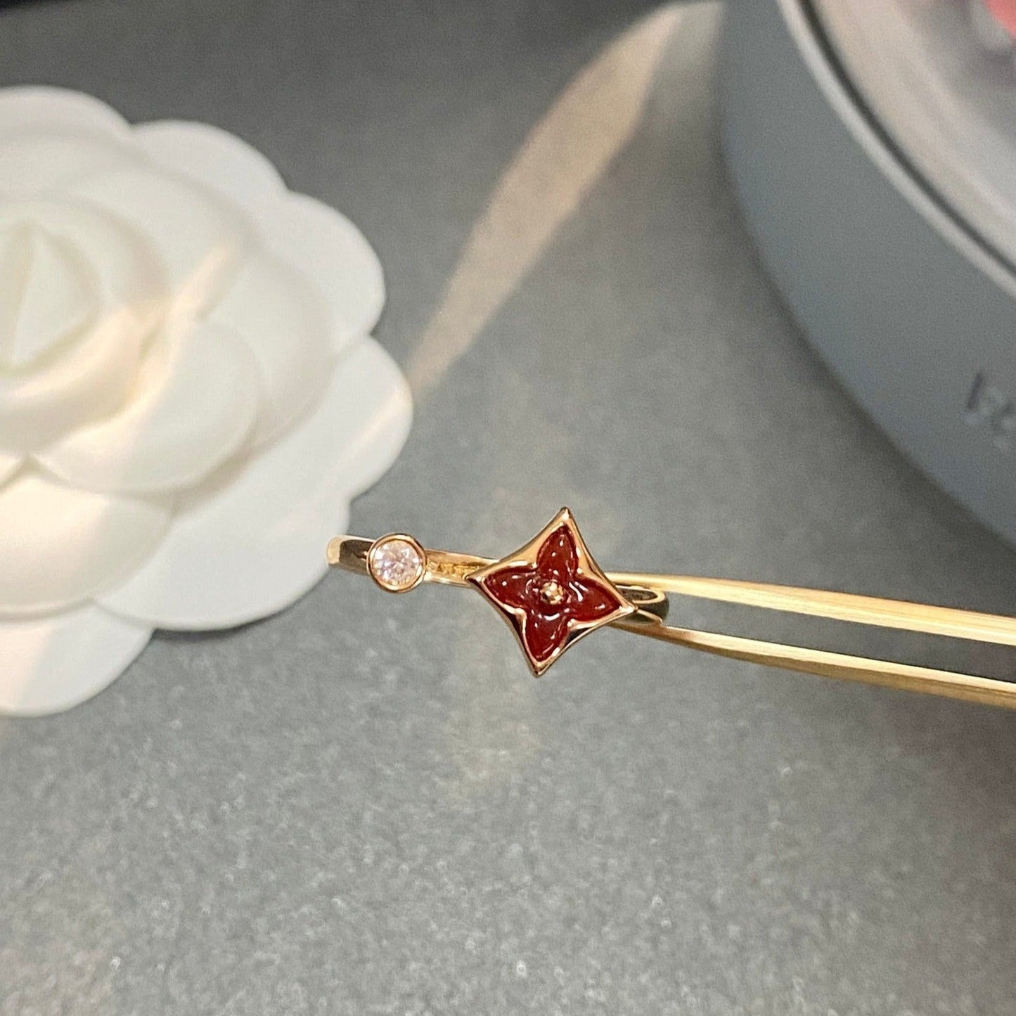 [Elowen Jewels]STAR 1 DIAMOND OPEN RING