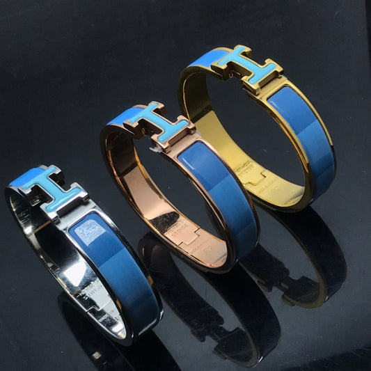[Elowen Jewels]H BRACELET BLUE RAINBOW CERAMIC
