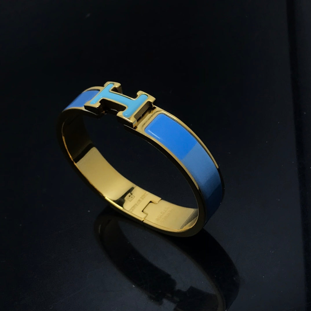 [Elowen Jewels]H BRACELET BLUE RAINBOW CERAMIC