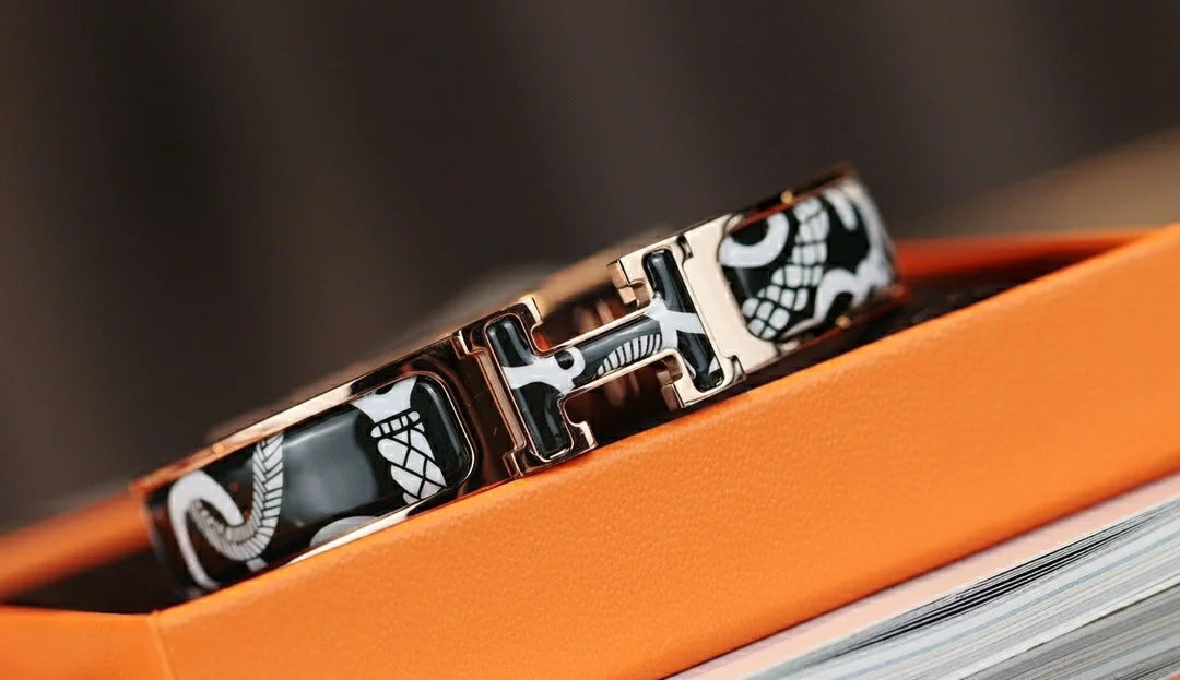 [Elowen Jewels]H TARTAN BRACELET 12MM