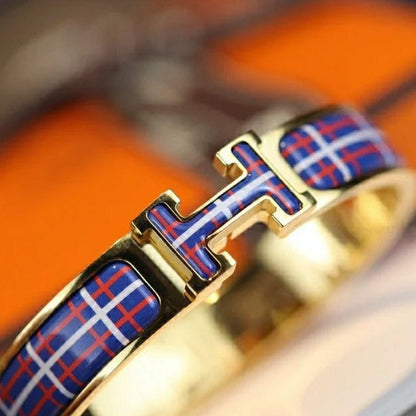 [Elowen Jewels]H TARTAN BRACELET 12MM