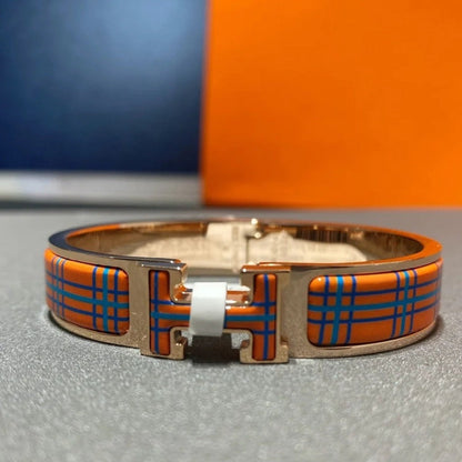 [Elowen Jewels]H TARTAN BRACELET 12MM