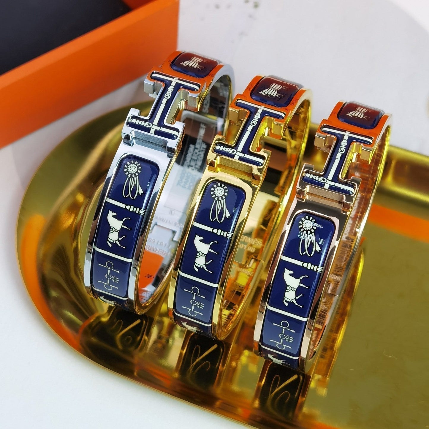 [Elowen Jewels]H COUVERTURES DARK BLUE BRACELET
