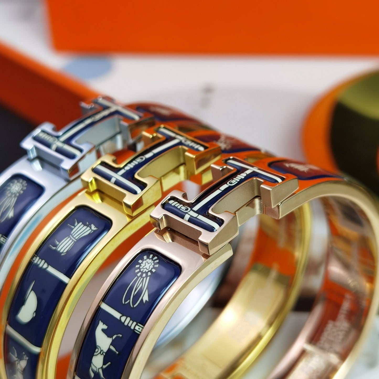 [Elowen Jewels]H COUVERTURES DARK BLUE BRACELET