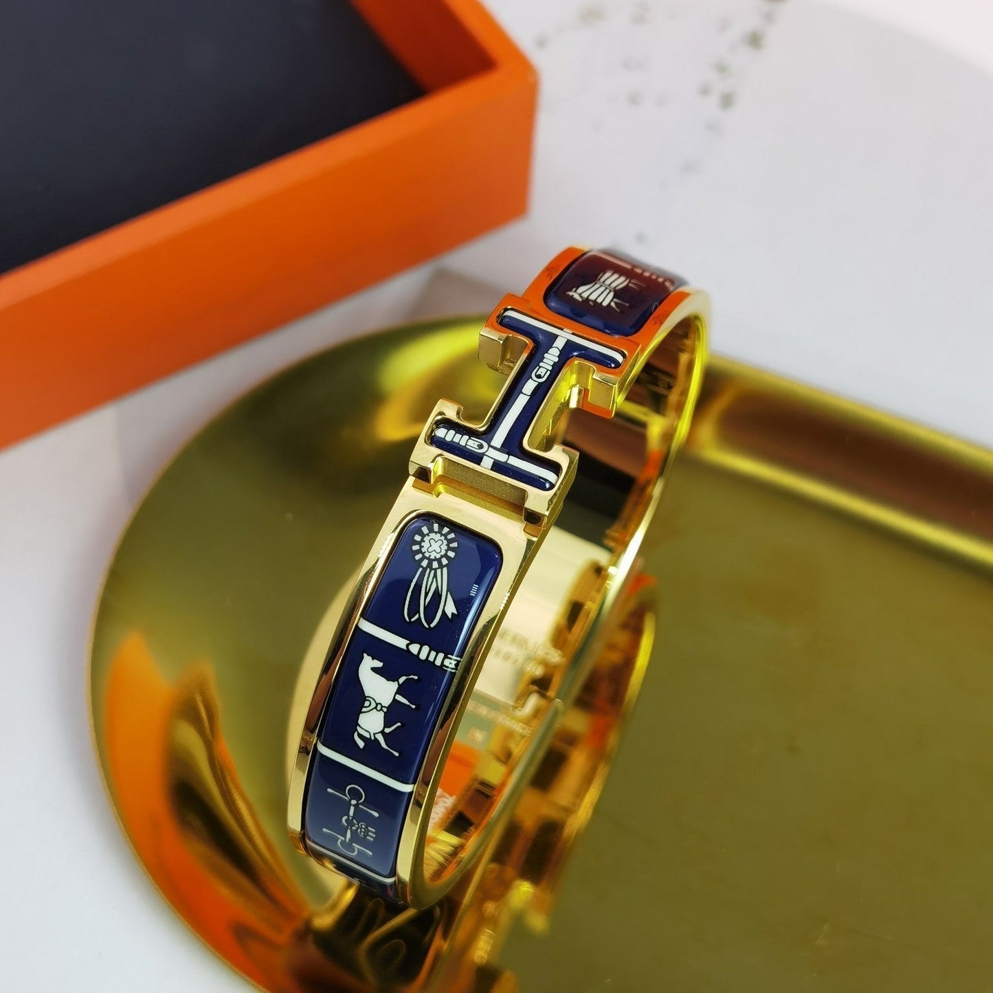 [Elowen Jewels]H COUVERTURES DARK BLUE BRACELET