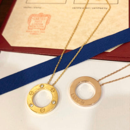 [Elowen Jewels]LOVE NECKLACE 16MM 3 DIAMONDS