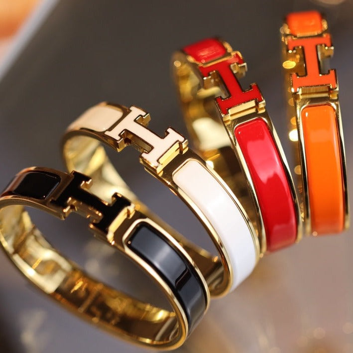 [Elowen Jewels]H BRACELET 12MM GOLD
