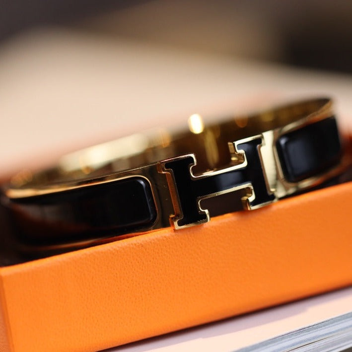 [Elowen Jewels]H BRACELET 12MM GOLD