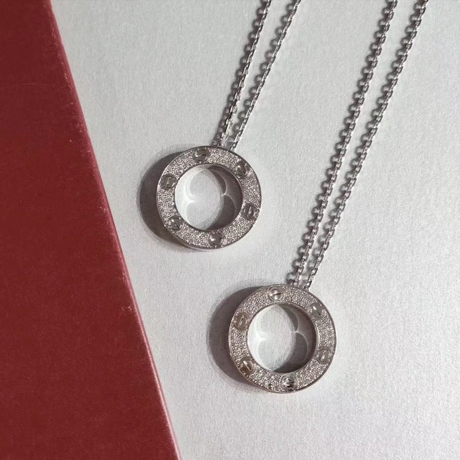 [Elowen Jewels]LOVE NECKLACE ADJUSTABLE SILVER