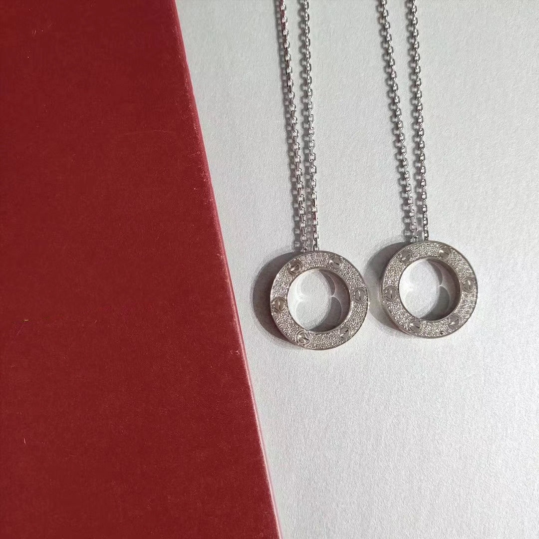 [Elowen Jewels]LOVE NECKLACE ADJUSTABLE SILVER