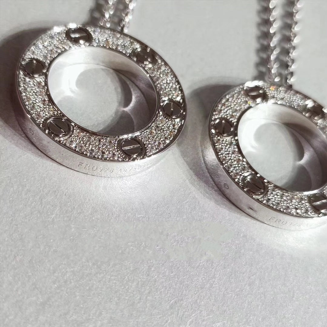 [Elowen Jewels]LOVE NECKLACE ADJUSTABLE SILVER