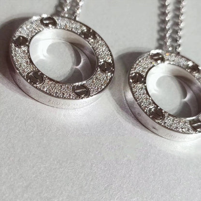 [Elowen Jewels]LOVE NECKLACE ADJUSTABLE SILVER