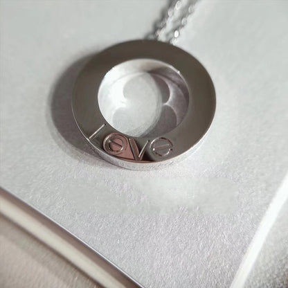[Elowen Jewels]LOVE NECKLACE ADJUSTABLE SILVER