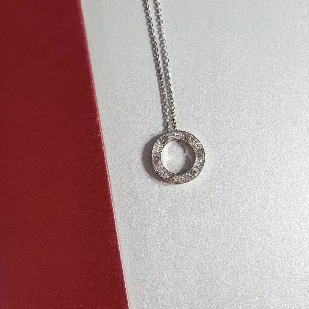 [Elowen Jewels]LOVE NECKLACE ADJUSTABLE SILVER