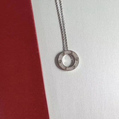 [Elowen Jewels]LOVE NECKLACE ADJUSTABLE SILVER